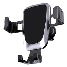 Заредете изображение във визуализатора на галерията – Gravity smartphone car holder, black air vent grille (YC08) - TopMag
