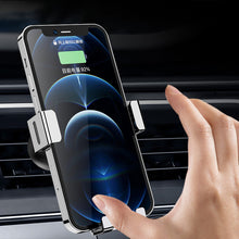 Заредете изображение във визуализатора на галерията – Gravity smartphone car holder for air vent silver (YC12) - TopMag
