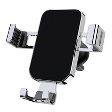 Заредете изображение във визуализатора на галерията – Gravity smartphone car holder for air vent silver (YC12) - TopMag
