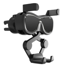Заредете изображение във визуализатора на галерията – Gravity smartphone car holder for air vent with air freshener black (YC06) - TopMag
