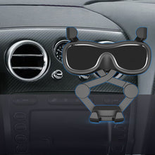 Заредете изображение във визуализатора на галерията – Gravity smartphone car holder for air vent with air freshener black (YC06) - TopMag
