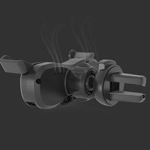 Заредете изображение във визуализатора на галерията – Gravity smartphone car holder for air vent with air freshener black (YC06) - TopMag

