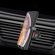 Заредете изображение във визуализатора на галерията – Gravity smartphone car holder for air vent with air freshener black (YC06) - TopMag
