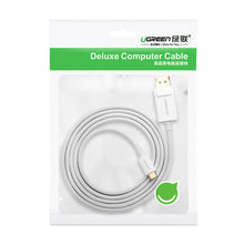 Заредете изображение във визуализатора на галерията – Ugreen unidirectional USB Type C to Display Port 4K 1.5m adapter cable white (MM139) - TopMag
