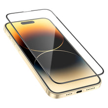 Заредете изображение във визуализатора на галерията – Borofone Tempered glass BF8 Diamond Armor Full Screen 5D Large Arc for Iphone 14 Pro
