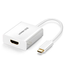 Заредете изображение във визуализатора на галерията – Ugreen adapter USB Type C (male) - HDMI (female) white (40273) - TopMag
