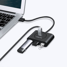 Заредете изображение във визуализатора на галерията – Ugreen multifunctional USB HUB Type c - 4 x USB 3.0 1m white (CR113) - TopMag
