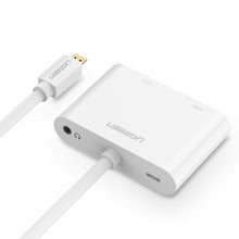Заредете изображение във визуализатора на галерията – Ugreen video adapter micro HDMI - HDMI + VGA 30cm black (MM115) - TopMag
