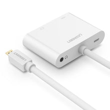 Заредете изображение във визуализатора на галерията – Ugreen video adapter micro HDMI - HDMI + VGA 30cm black (MM115) - TopMag
