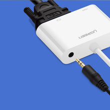 Заредете изображение във визуализатора на галерията – Ugreen video adapter micro HDMI - HDMI + VGA 30cm black (MM115) - TopMag
