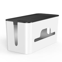 Заредете изображение във визуализатора на галерията – Ugreen cable organizer box rail holder S 27.8x13x12.8cm black and white (LP110) - TopMag
