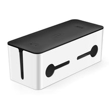 Заредете изображение във визуализатора на галерията – Ugreen cable organizer box rail holder S 27.8x13x12.8cm black and white (LP110) - TopMag
