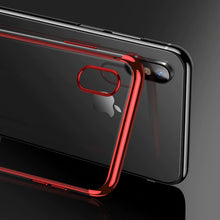 Заредете изображение във визуализатора на галерията – Clear Color Case Gel TPU Electroplating frame Cover for Samsung Galaxy A50s / Galaxy A50 / Galaxy A30s blue

