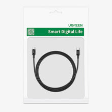 Заредете изображение във визуализатора на галерията – Ugreen cable USB Type C (male) to Type C (male) cable 1m white (US300) - TopMag

