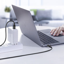 Заредете изображение във визуализатора на галерията – Ugreen cable USB Type C (male) to Type C (male) cable 1m white (US300) - TopMag
