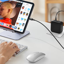 Заредете изображение във визуализатора на галерията – Ugreen cable USB Type C (male) to Type C (male) cable 1m white (US300) - TopMag
