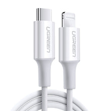 Заредете изображение във визуализатора на галерията – Ugreen cable MFi USB Type C cable - Lightning 3A 1.5 m white (US171) - TopMag
