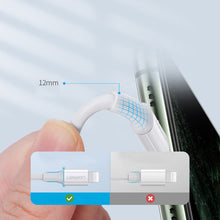Заредете изображение във визуализатора на галерията – Ugreen cable MFi USB Type C cable - Lightning 3A 1.5 m white (US171) - TopMag
