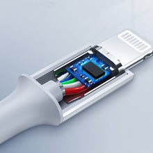 Заредете изображение във визуализатора на галерията – Ugreen cable MFi USB Type C cable - Lightning 3A 1.5 m white (US171) - TopMag
