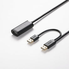 Заредете изображение във визуализатора на галерията – Ugreen active extension USB 2.0 cable 5m black (US137) - TopMag
