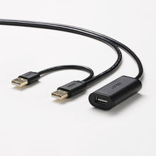 Заредете изображение във визуализатора на галерията – Ugreen active extension USB 2.0 cable 5m black (US137) - TopMag
