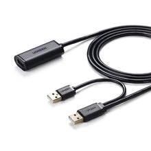 Заредете изображение във визуализатора на галерията – Ugreen active extension USB 2.0 cable 5m black (US137) - TopMag
