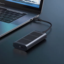 Заредете изображение във визуализатора на галерията – Ugreen SSD case for NVMe / PCIe USB 3.2 Gen 2x2 (SuperSpeed USB 20 Gbps) M.2 (M, M&amp;B key) black (USB Type C cable included) (CM374 black) - TopMag
