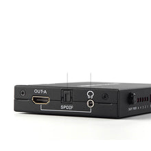 Заредете изображение във визуализатора на галерията – Ugreen signal splitter 4x HDMI (input) to 2x HDMI (output) switch splitter switch 4K / FullHD black (40216) - TopMag

