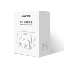 Заредете изображение във визуализатора на галерията – Ugreen metal wall mount for smartphone tablet black (LP193) - TopMag
