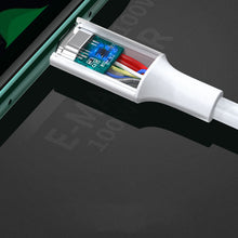 Заредете изображение във визуализатора на галерията – Ugreen cable USB Type C - USB Type C PD 100W 5A 2m white (US300) - TopMag
