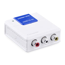 Заредете изображение във визуализатора на галерията – Ugreen adapter converter HDMI - AV (RCA) white (40223) - TopMag
