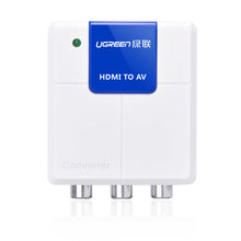 Заредете изображение във визуализатора на галерията – Ugreen adapter converter HDMI - AV (RCA) white (40223) - TopMag
