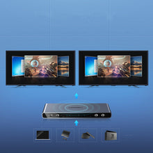 Заредете изображение във визуализатора на галерията – Ugreen adapter splitter Matrix Switch Box 4 x HDMI - 2 x HDMI 4K gray (CM288) - TopMag
