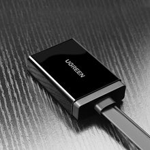 Заредете изображение във визуализатора на галерията – Ugreen unidirectional HDMI adapter (male) - Display Port (female) + USB (for power supply) video adapter 0.5m black (MM107) - TopMag
