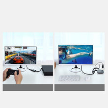 Заредете изображение във визуализатора на галерията – Ugreen unidirectional HDMI adapter (male) - Display Port (female) + USB (for power supply) video adapter 0.5m black (MM107) - TopMag
