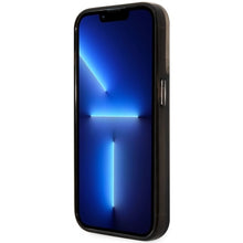 Заредете изображение във визуализатора на галерията – Original Case GUESS Liquid Glitter 4G Transculent GUHCP14LLC4PSGK for Iphone 14 Pro black
