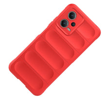 Заредете изображение във визуализатора на галерията – Magic Shield Case for Xiaomi Redmi Note 12 5G / Poco X5 5G Flexible Armor Cover Red
