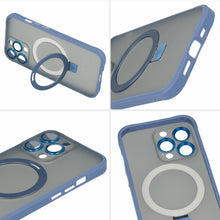 Заредете изображение във визуализатора на галерията – Tel Protect Magical Magsafe Stand Case for Iphone 11 Pro Max blue
