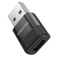 Заредете изображение във визуализатора на галерията – Borofone Adapter BV18 - USB to Type C - black
