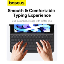 Заредете изображение във визуализатора на галерията – Baseus Brilliance Series keyboard case for iPad 10.2'' (2019/2020/2021) + USB-C cable - black
