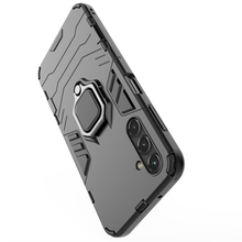 Заредете изображение във визуализатора на галерията – Ring Armor case for Samsung Galaxy A14 armored cover magnetic holder ring black

