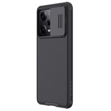 Заредете изображение във визуализатора на галерията – Nillkin CamShield Pro Case Cover for Xiaomi Redmi Note 12 Pro / Poco X5 Pro 5G Cover with Camera Cover Black
