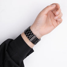 Заредете изображение във визуализатора на галерията – HOCO strap for Apple Watch 38/40/41mm Grand steel WA10 black
