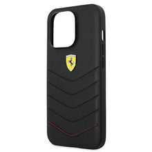 Заредете изображение във визуализатора на галерията – Ferrari FEHCP13XRQUK iPhone 13 Pro Max 6,7" czarny/black hardcase Off Track Quilted
