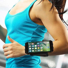 Заредете изображение във визуализатора на галерията – Universal Running Forearm Armband for 6" Smartphones black
