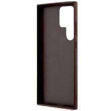 Заредете изображение във визуализатора на галерията – Guess GUHCS23L4GMGBR S23 Ultra S918 brown/brown hardcase 4G Big Metal Logo
