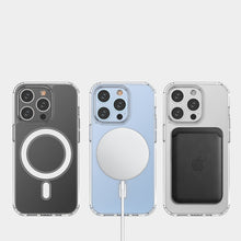 Заредете изображение във визуализатора на галерията – MagSafe Magnetic Case for iPhone 15 Pro Max Clear Magnetic Case - transparent
