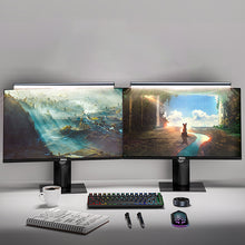 Заредете изображение във визуализатора на галерията – Elesense office wirelessly controlled LED lamp lighting for monitor 2 pcs. black (E1129)
