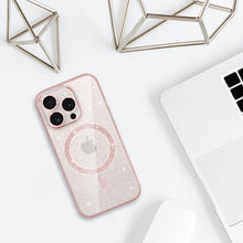 Заредете изображение във визуализатора на галерията – Glitter Magsafe Case for Iphone 13 Pro pink clear
