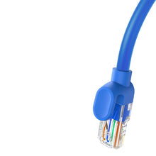 Заредете изображение във визуализатора на галерията – Baseus High Speed ​​Cat 6 RJ-45 1000Mb/s Ethernet cable 3m round - blue

